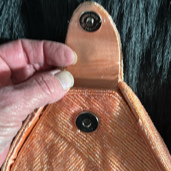 Glam Gem orange beaded handbag - Picture 6 of 11